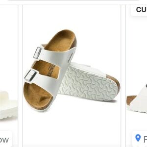 White Birkenstock size 39 250